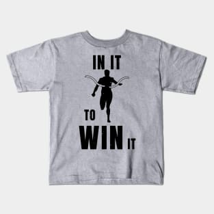 Sprinter In It To Win It Athlete Gift Kids T-Shirt